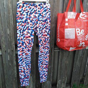 Lululemon Wunder Under Crop III Capoeira Multi 10
